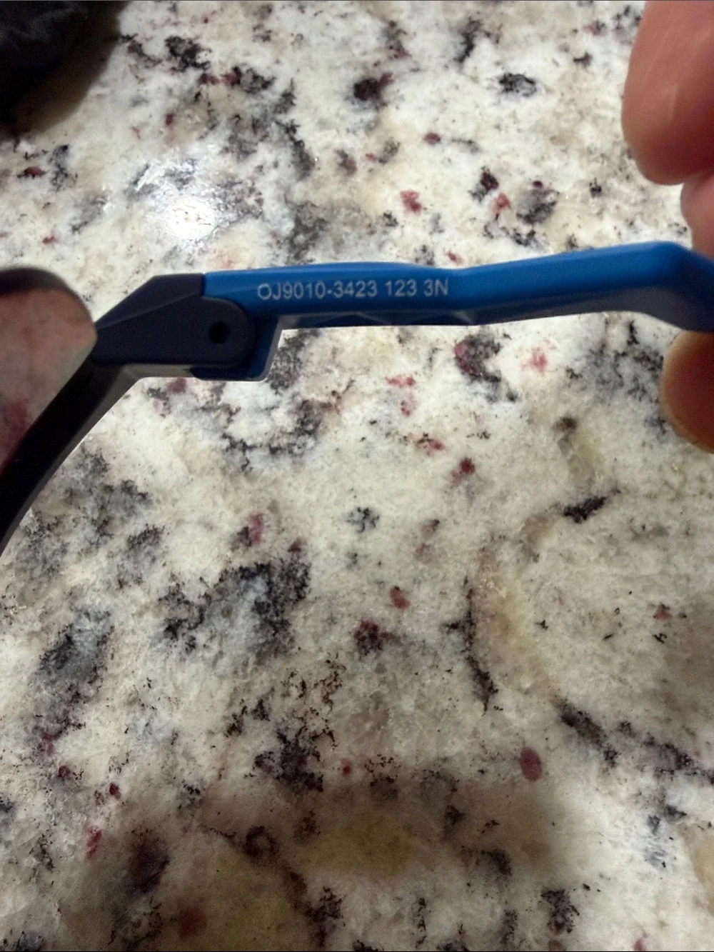 Oakley Kids Sunglasses Blue Frame with Red-Yellow Mirror Lens